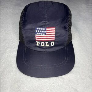 Polo by Ralph Lauren Navy and Black Mesh Sport Cap